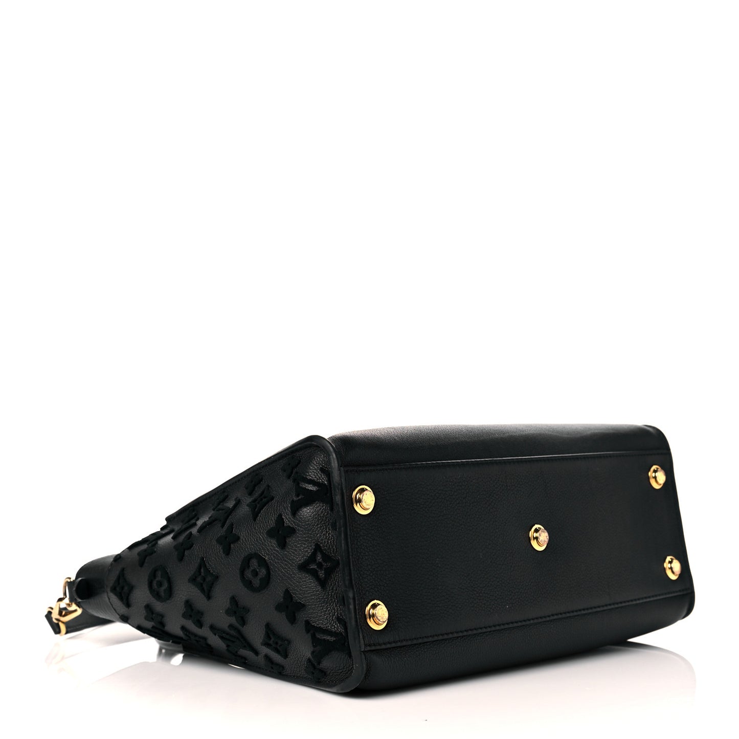 Calfskin Monogram Tufting On My Side Black