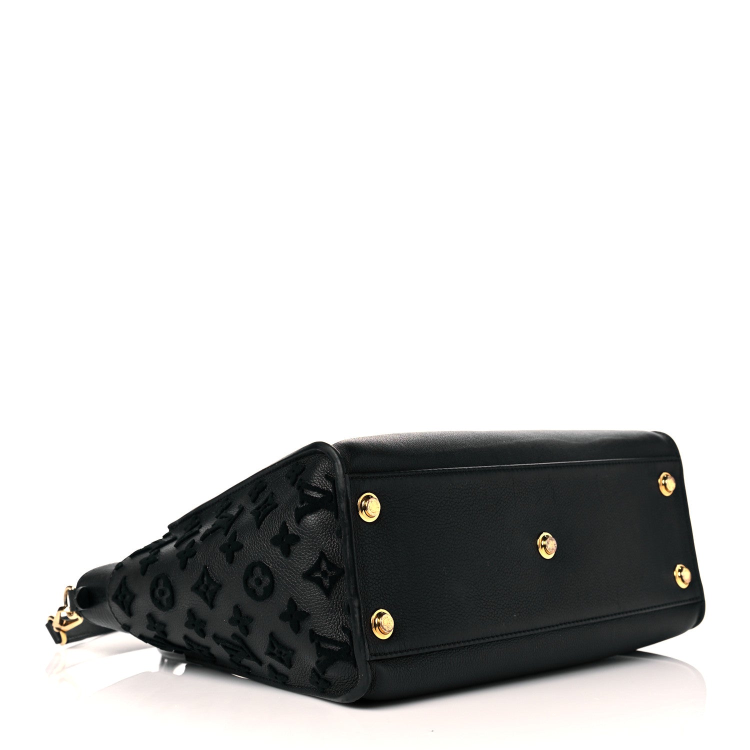 Louis Vuitton Calfskin Monogram Tufting On My Side Black 3 of 8