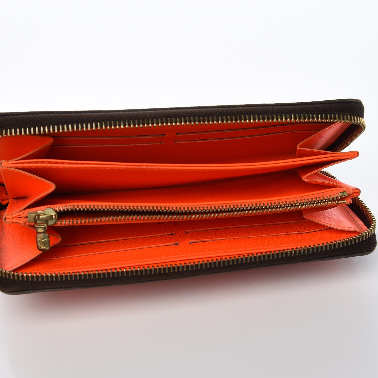 Louis Vuitton Monogram Graffiti Zippy Wallet Orange 5 of 13