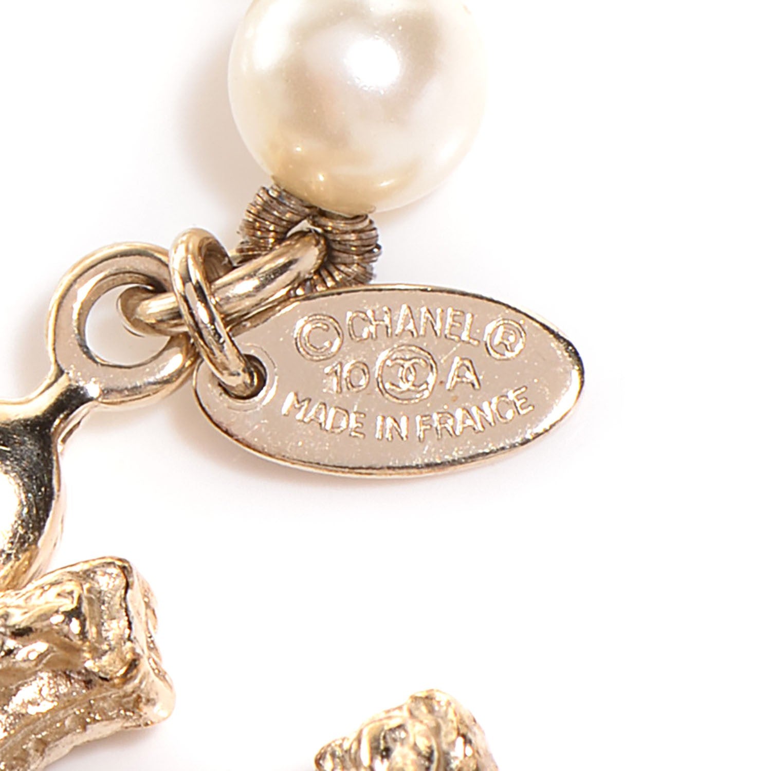 Chanel Pearl CC Bracelet Gold 3 of 4