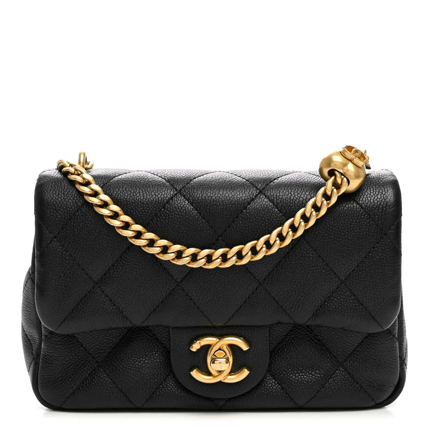 Chanel Caviar Quilted Mini Sweetheart Rectangular Flap Black 1 of 9
