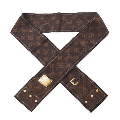 Louis Vuitton Silk Monogram New Denim Bandeau Ebene 1 of 3