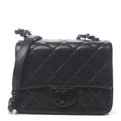 Chanel Caviar Quilted Incognito Mini Square Flap Black 1 of 11