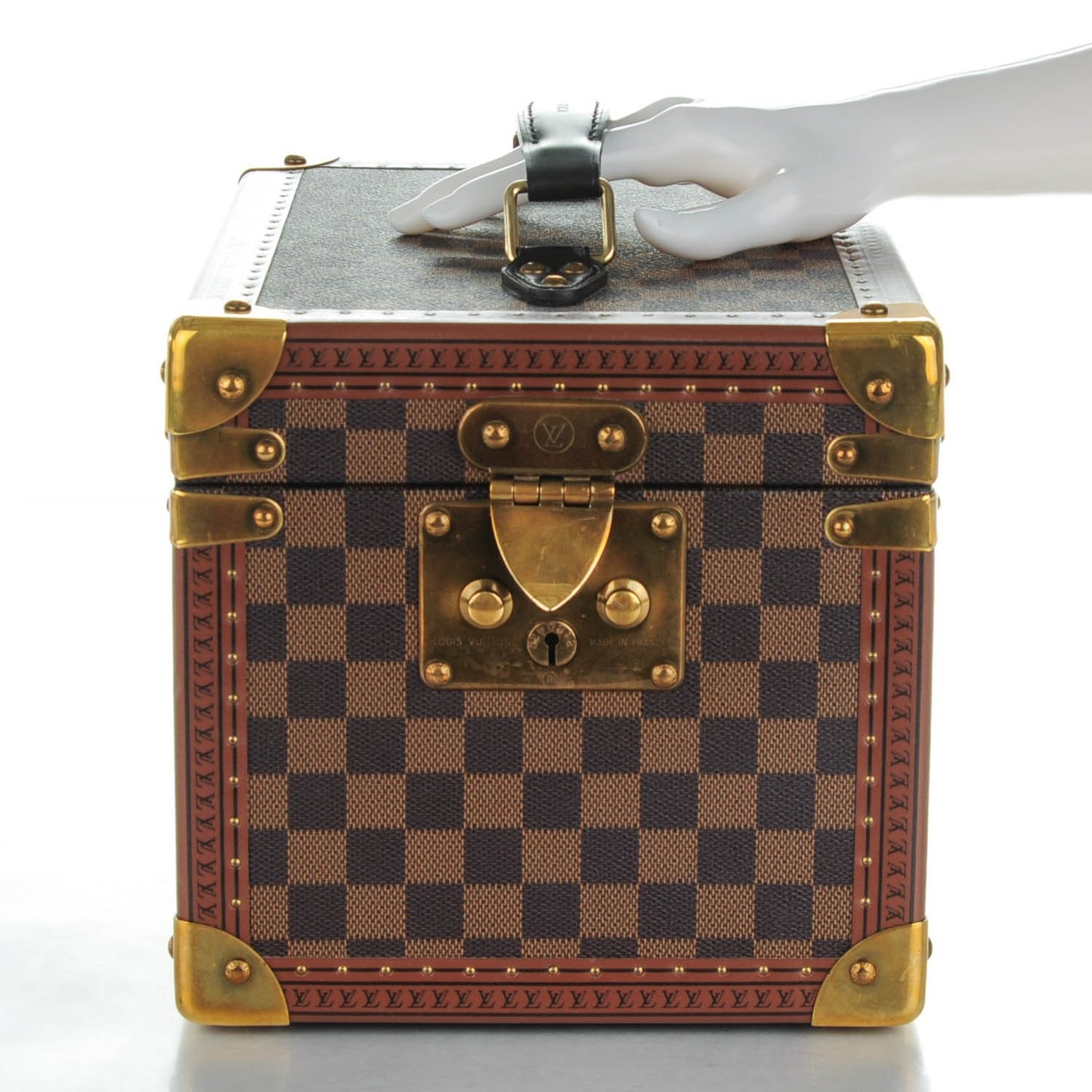 Damier Ebene Boite Flacons Beauty Train Trunk Case
