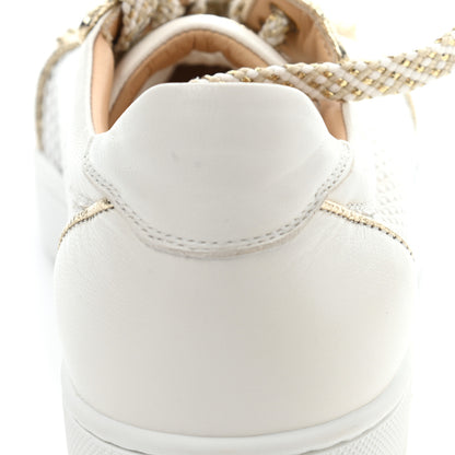 Christian Louboutin Nappa Spikes Womens Vieira Flat Sneakers 39.5 Gold 12 of 14