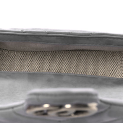 Gucci Nubuck Matelasse Mini GG Marmont Shoulder Bag Grey 5 of 11