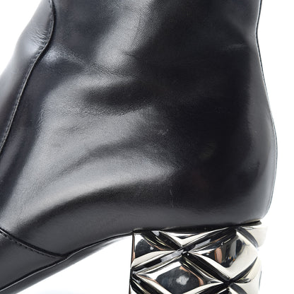 Louis Vuitton Lambskin Upstage Ankle Boots 36 Black 13 of 14