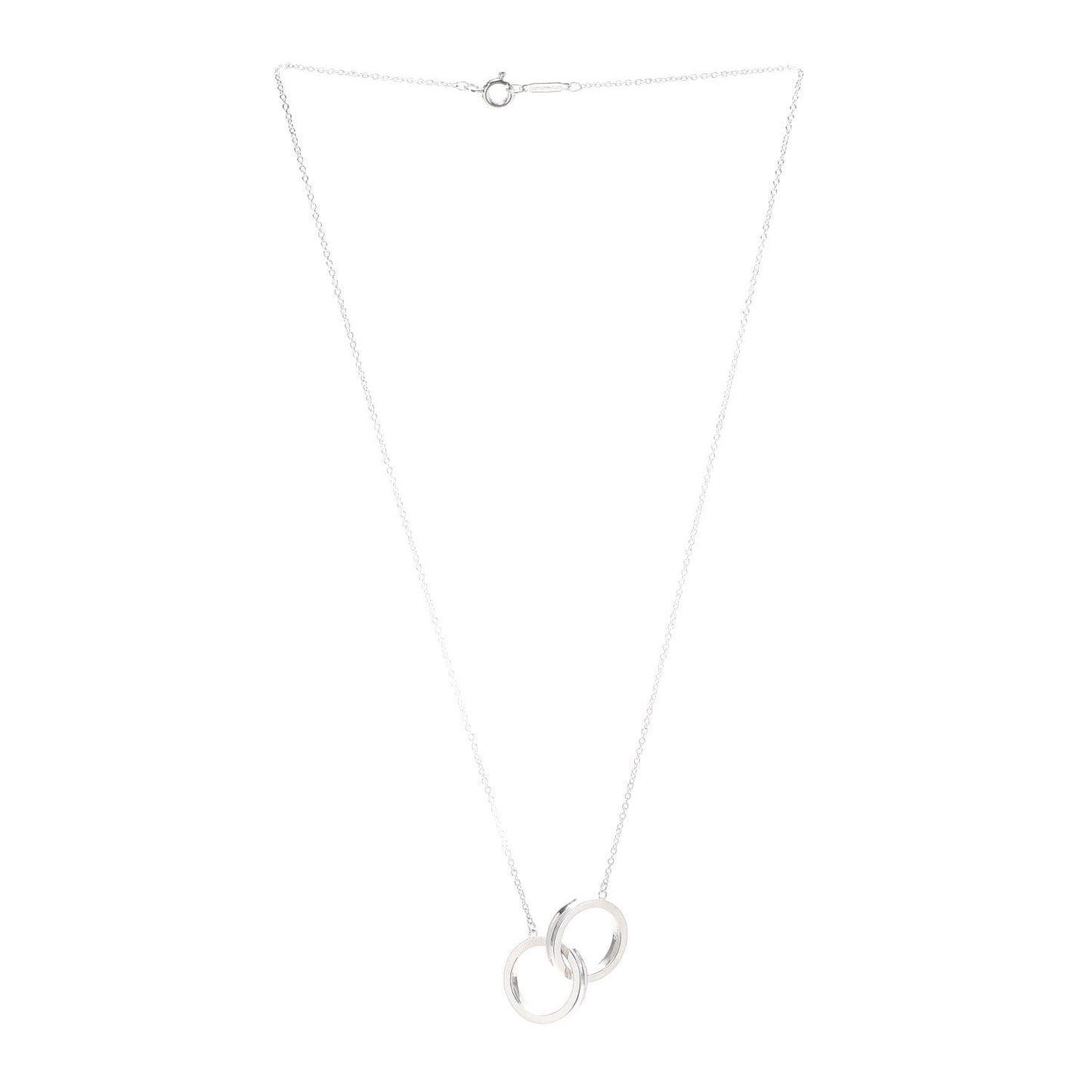 Sterling Silver 1837 Interlocking Circles Pendant Necklace