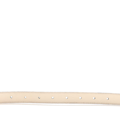 Gucci Calfskin Double G 20mm Belt 70 28 Mystic White 5 of 8