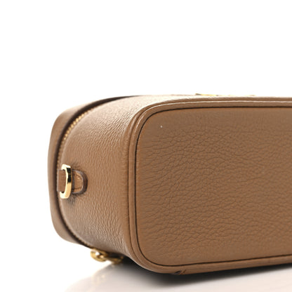 Prada Vitello Daino Mini Vanity Top Handle Bag Caramel 8 of 9