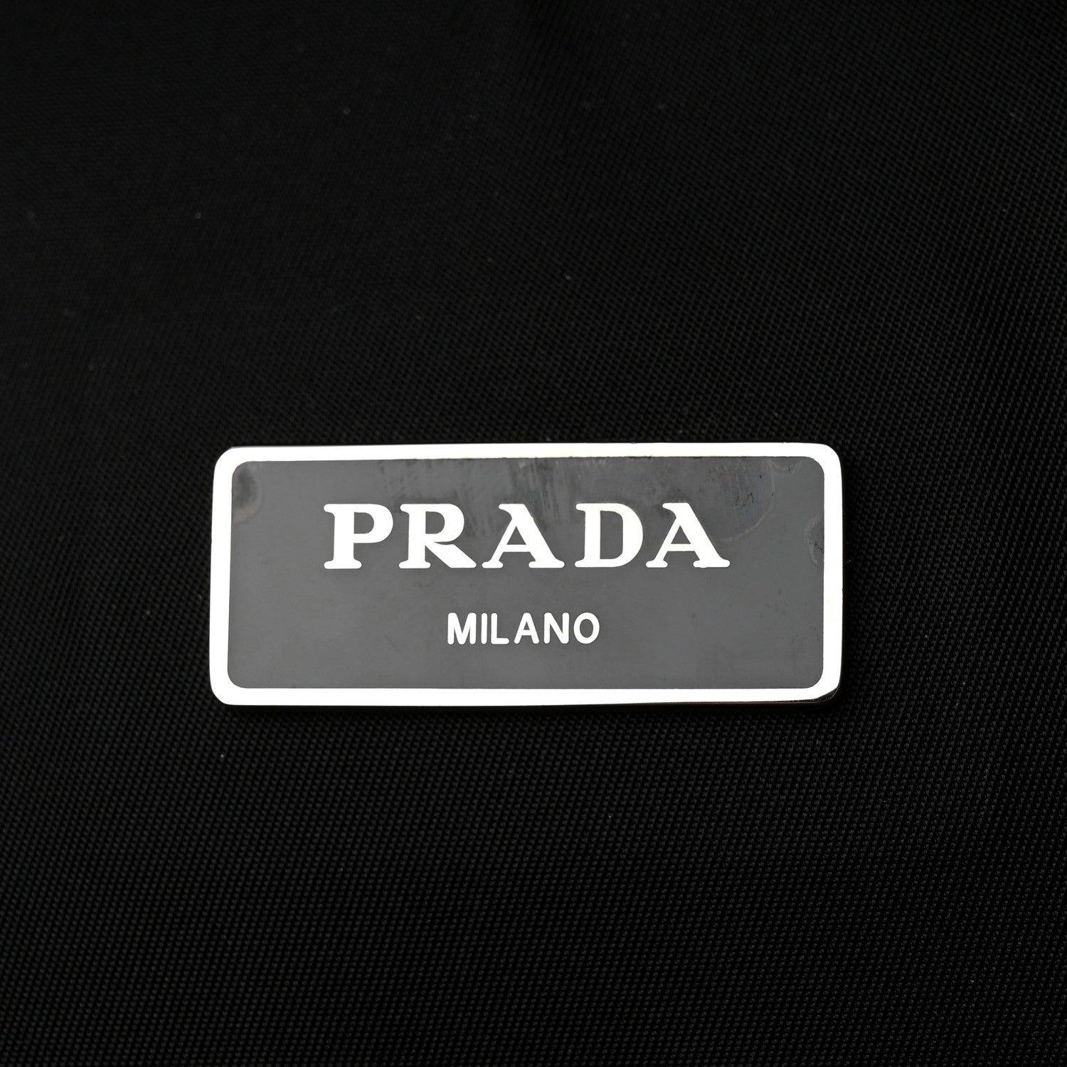 Prada Tessuto Nylon Montagna Double Buckle Backpack Black 6 of 9