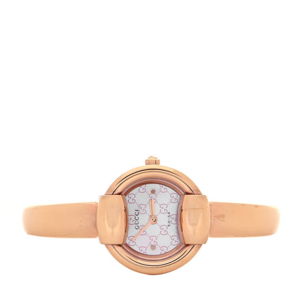 Gucci Stainless Steel Pink Mother of Pearl 25mm 1400L Quartz Watch 2 of 4