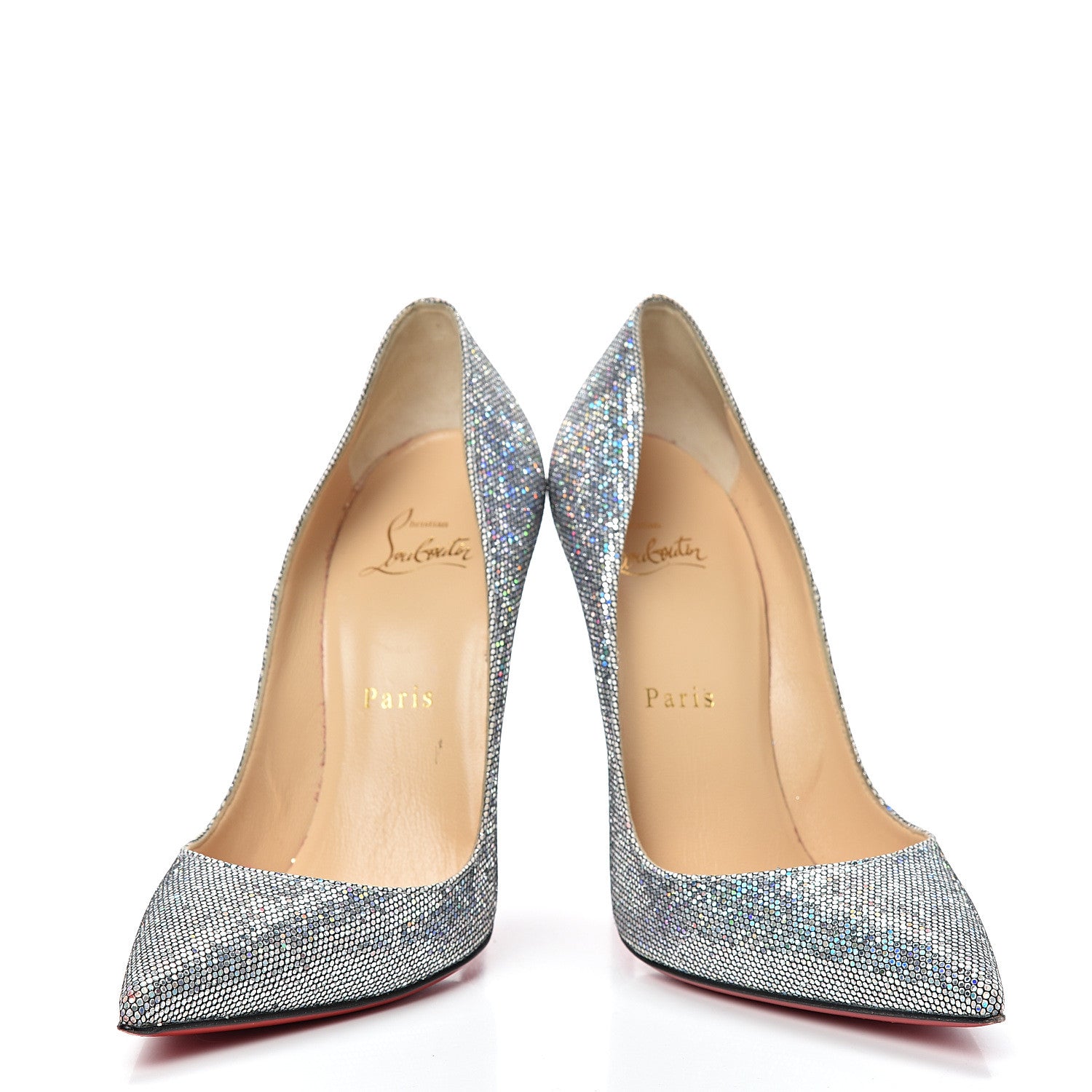Christian Louboutin Glitter So Kate 120 Pumps 38 Disco Ball Multicolor 6 of 15