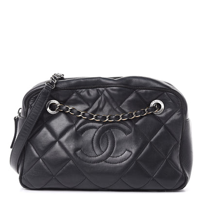 Chanel Calfskin Quilted Small Ballerine Camera Case Black 1 of 19