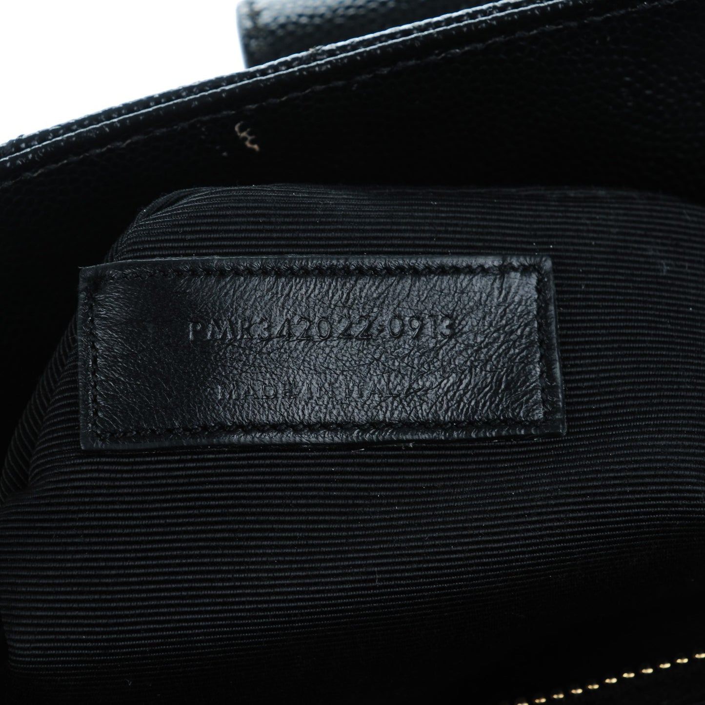 Grain De Poudre Matelasse Chevron Monogram Shopping Bag Black