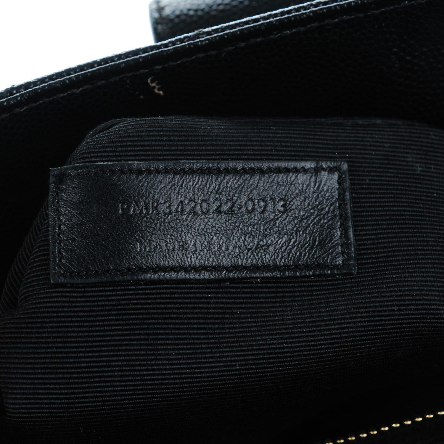 Saint Laurent Grain De Poudre Matelasse Chevron Monogram Shopping Bag Black 7 of 8