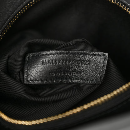 Saint Laurent Lambskin Quilted Small Loulou Puffer Monogram Chain Satchel Storm 7 of 10