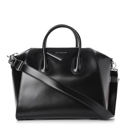 Givenchy Shiny Lord Calfskin Medium Antigona Black 1 of 7