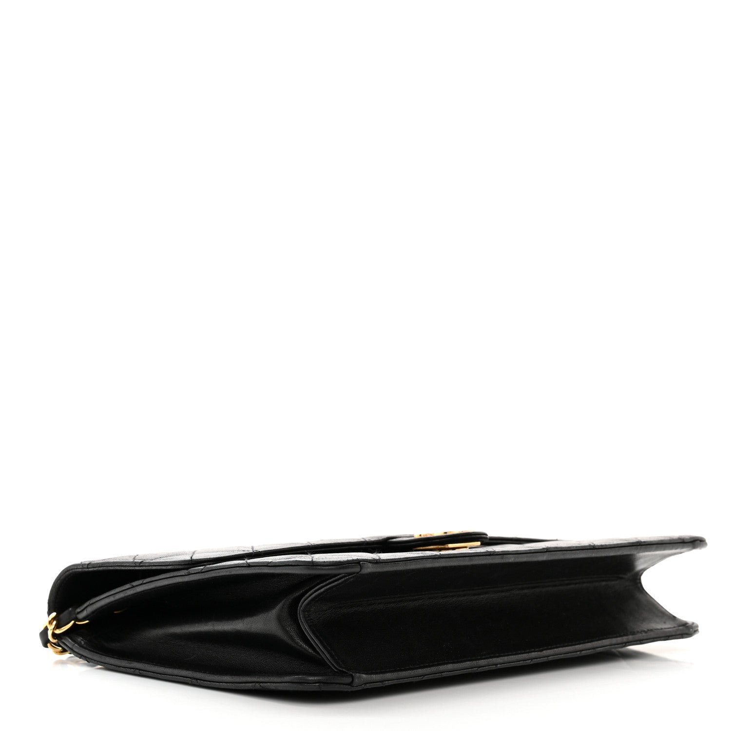 Chanel Lambskin Quilted Medium Single Flap Black 4 of 11