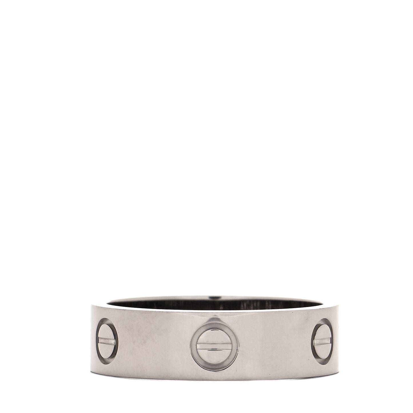 18K White Gold 5.5mm LOVE Ring 59 8.75