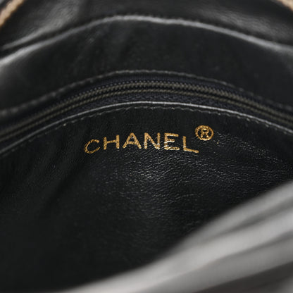 Chanel Lambskin Quilted Tassel Camera Case Black 6 of 13