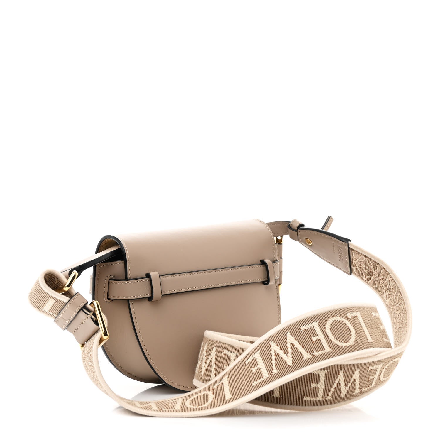 Loewe Calfskin Jacquard Mini Gate Dual Bag Sand 3 of 9