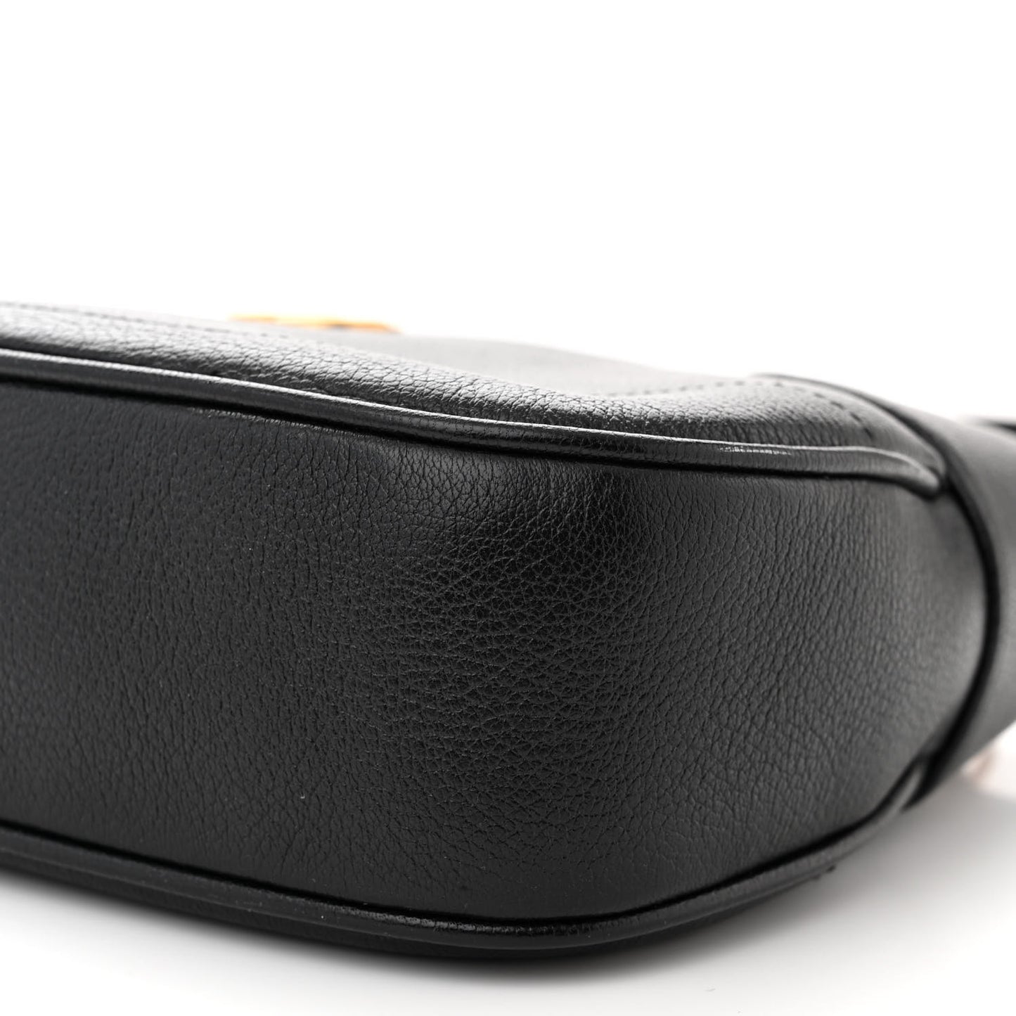 Goatskin Small Aphrodite Shoulder Bag Black
