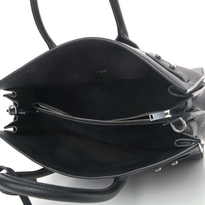Saint Laurent Grained Calfskin Small Supple Sac De Jour Black 4 of 6