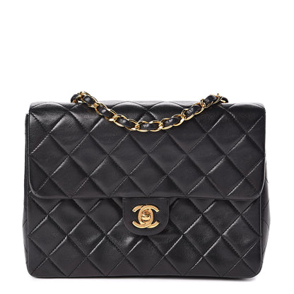 Chanel Lambskin Quilted Mini Square Flap Bag Black 1 of 12