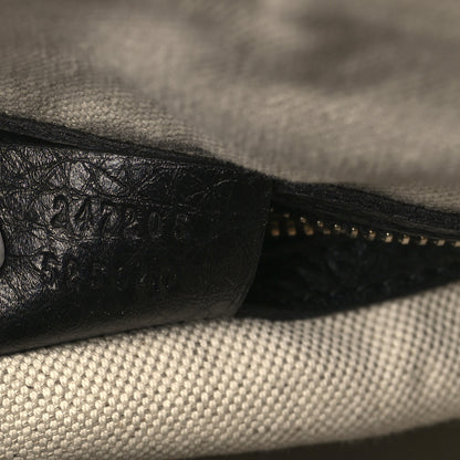 Gucci Calfskin Vintage Web Medium Boston Black 7 of 10
