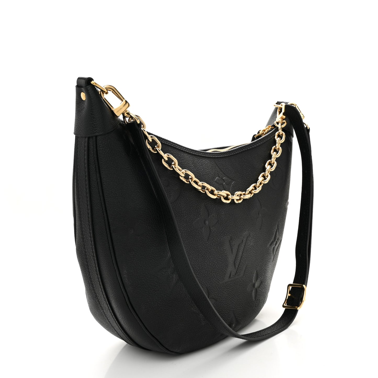 Empreinte Monogram Giant Loop Hobo Black