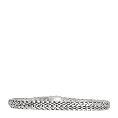 John Hardy Sterling Silver Black Sapphire 7mm Classic Chain Bracelet 3 of 4
