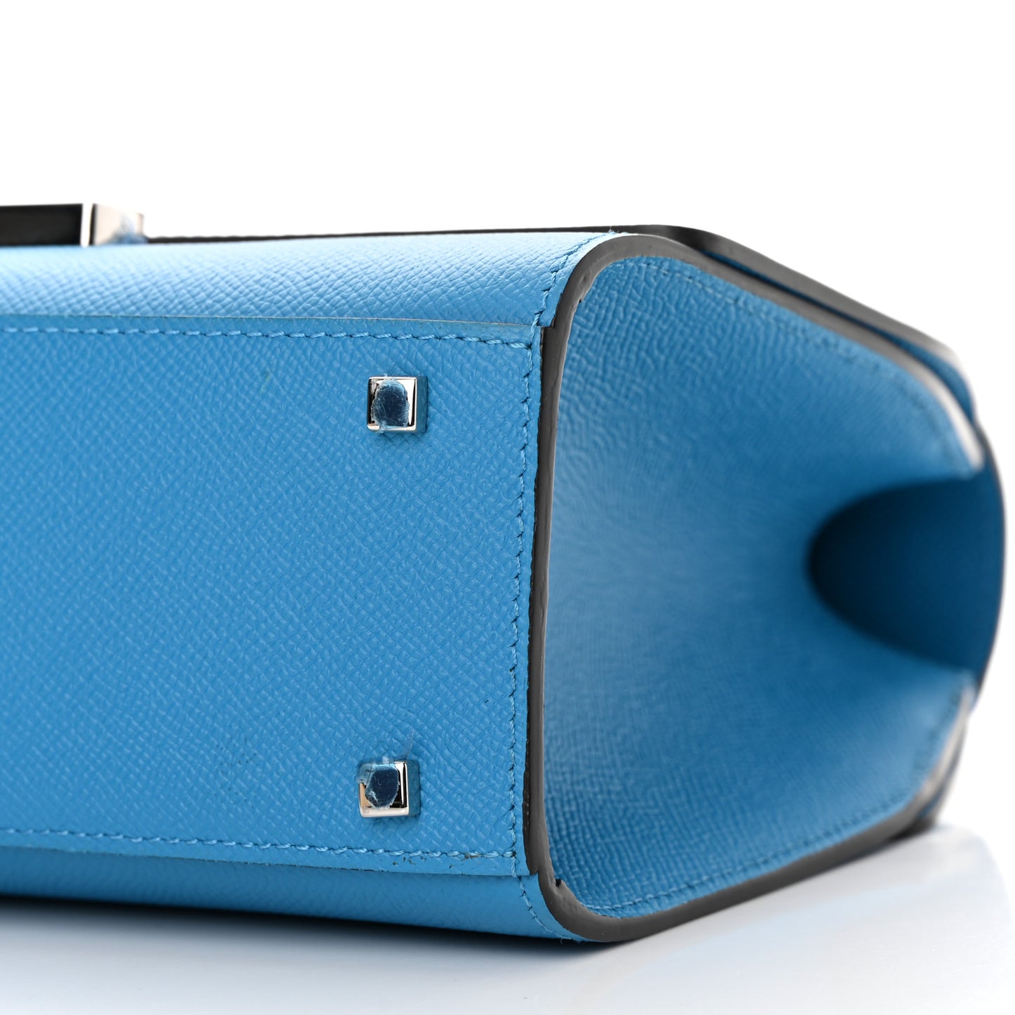 Carat Calfskin Rejane PM Sky Blue