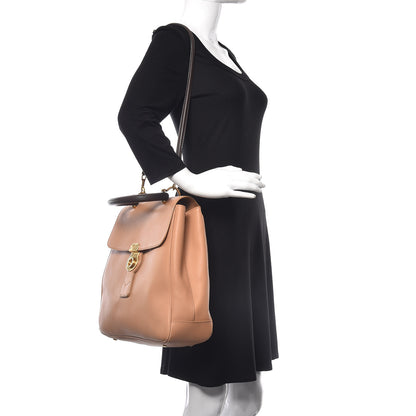 Burberry Trench Calfskin Large DK88 Top Handle Bag Pale Clementine 2 of 19