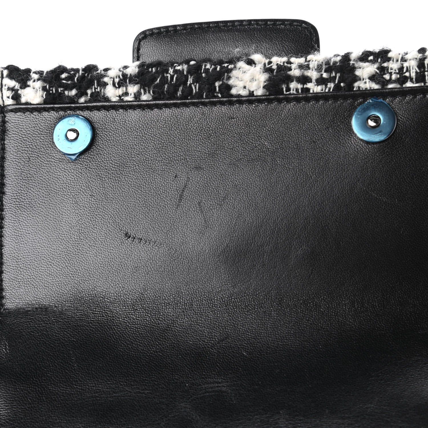 Dolce & Gabbana Tweed Mini Millennials Crossbody Bag Black White 19 of 19