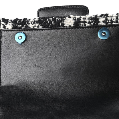 Dolce & Gabbana Tweed Mini Millennials Crossbody Bag Black White 19 of 19