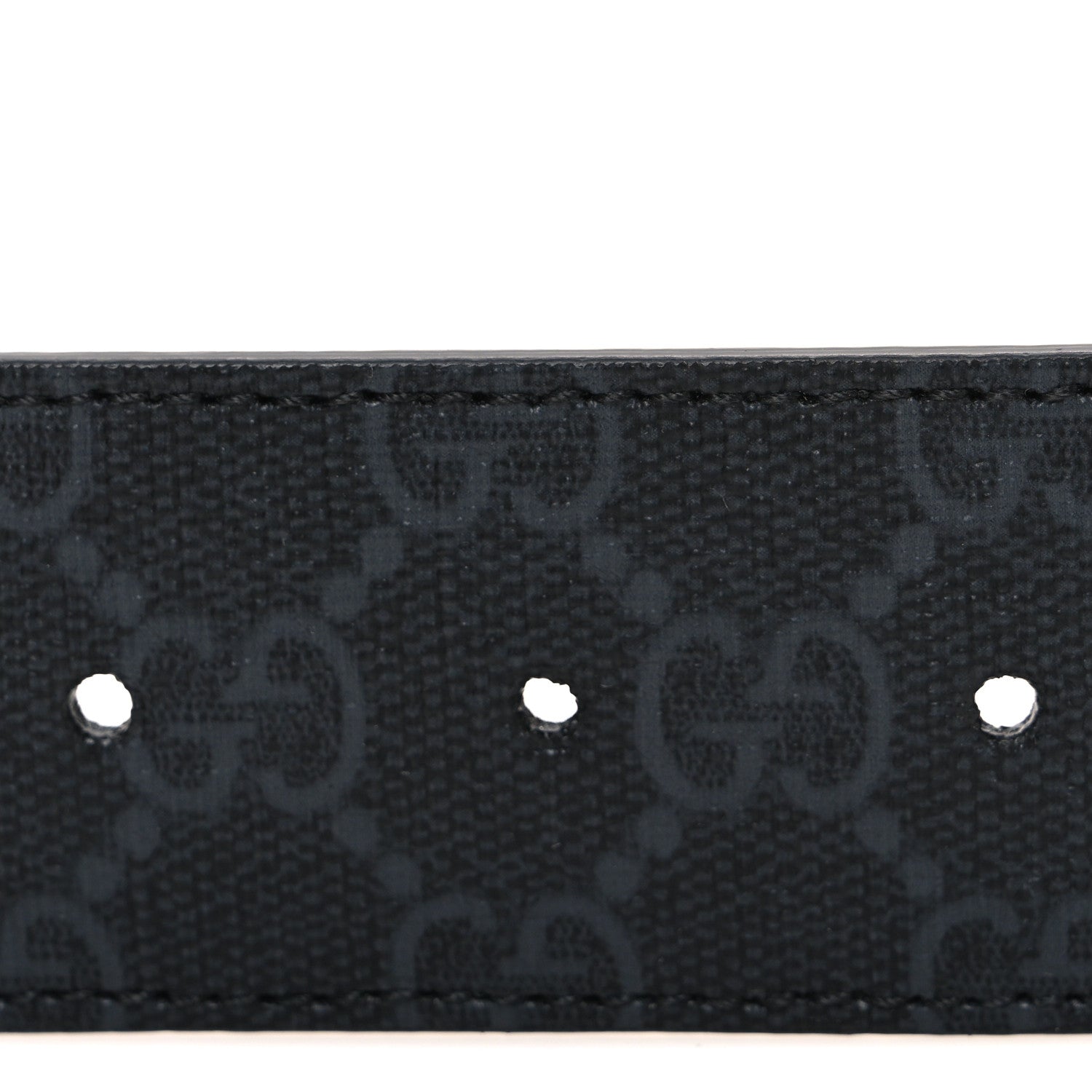 Gucci GG Supreme Monogram Blondie 40mm Belt 85 34 Black 3 of 6