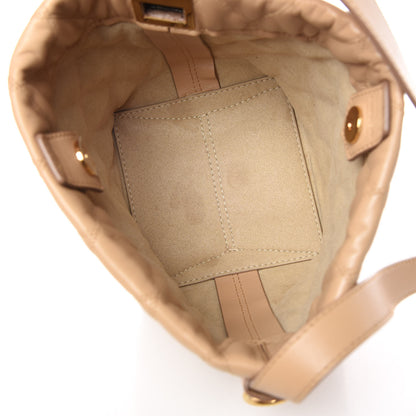 Givenchy Lambskin Quilted Mini GV Bucket Bag Beige Camel 7 of 11