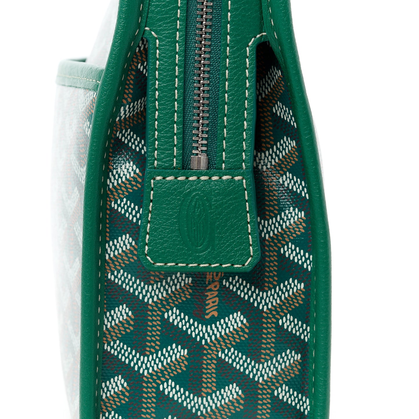 Goyardine Jouvence Toiletry Pouch MM Green