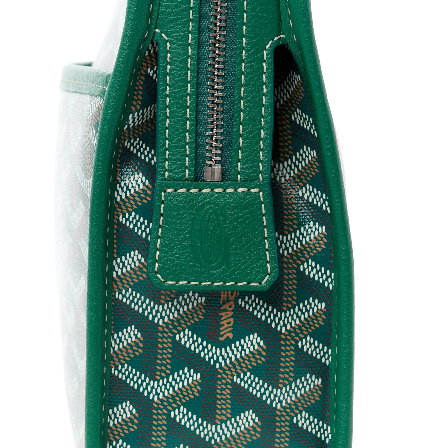 Goyard Goyardine Jouvence Toiletry Pouch MM Green 8 of 13