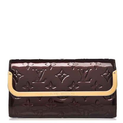 Louis Vuitton Vernis Rossmore Wallet Amarante 1 of 10