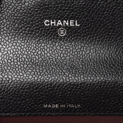 Chanel Caviar Quilted Flap Card Holder Black 6 of 8