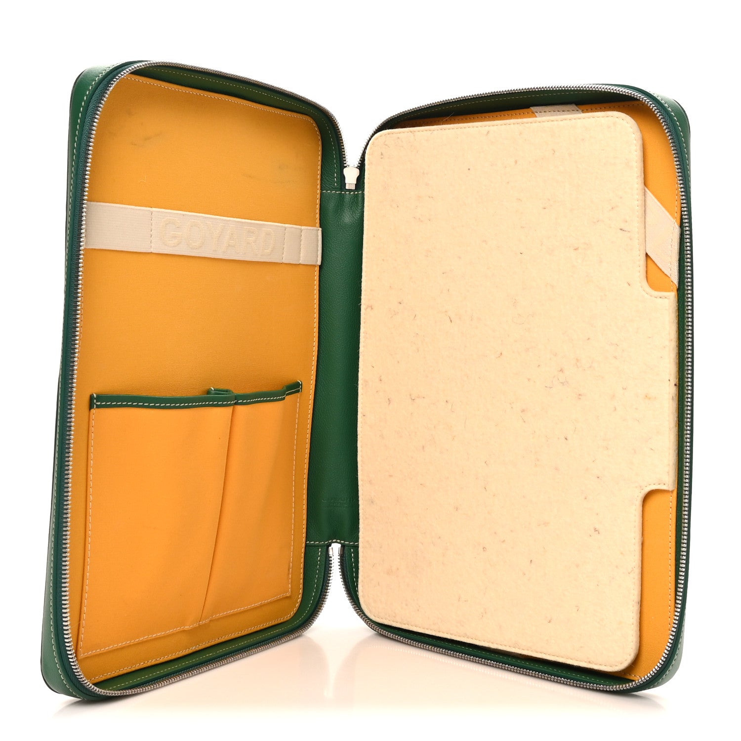 Goyard Goyardine Universal Companion Portfolio Green 5 of 7