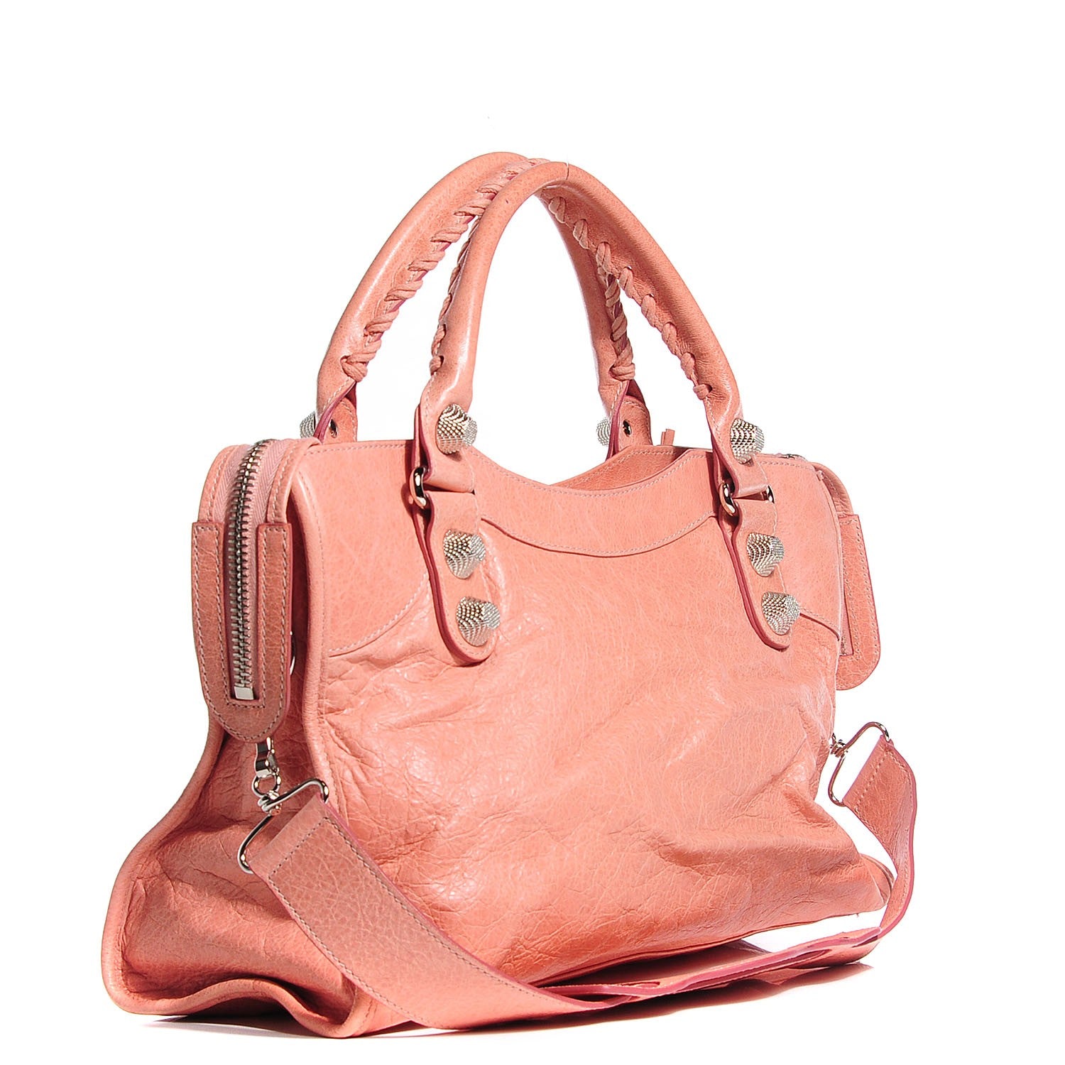 Balenciaga Agneau Giant 21 Silver Hardware City Vieux Rose 2 of 21