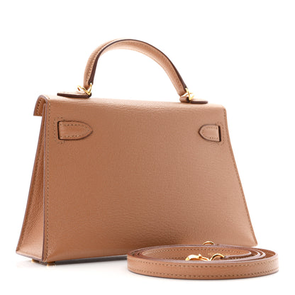 Hermes Chevre Mysore Mini Kelly Sellier 20 Quebracho 3 of 10