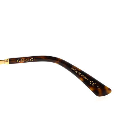 Gucci Metal Round Frame GG0595S Sunglasses Gold Brown 5 of 8