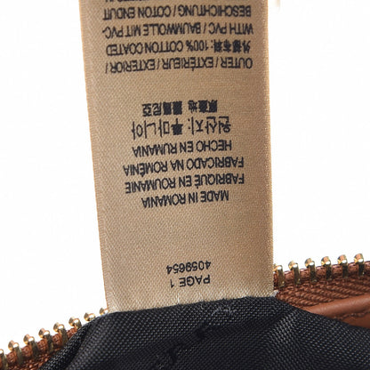Burberry Haymarket Check Peyton Crossbody Clutch Bag Toffee 7 of 8