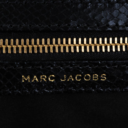 Marc Jacobs Python Embossed Little Stardust Stam Black 6 of 7