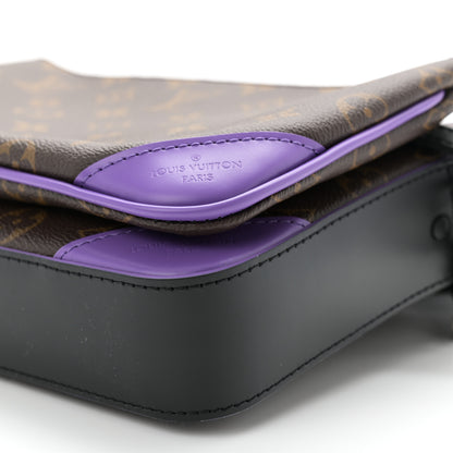 Louis Vuitton Monogram Macassar Trio Messenger Purple 9 of 9