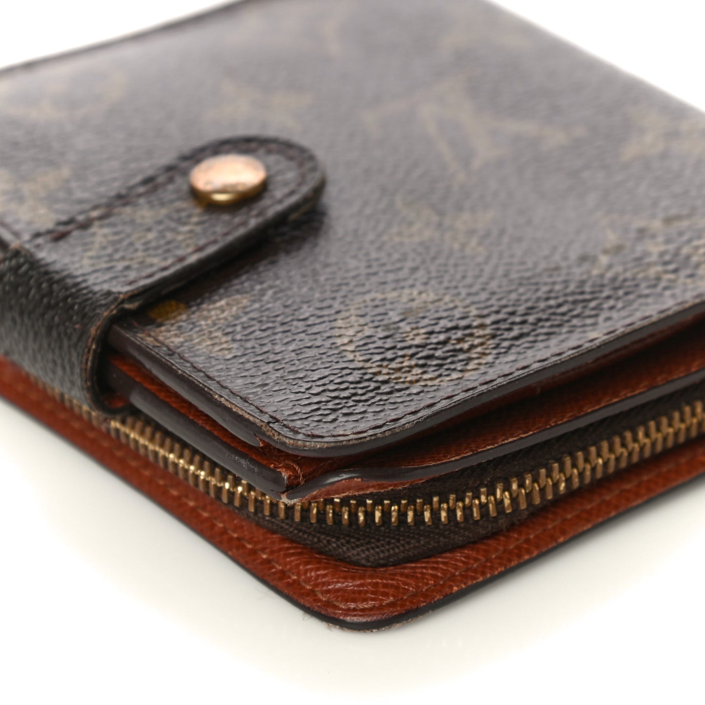 Monogram Compact Zippe Zipped Wallet
